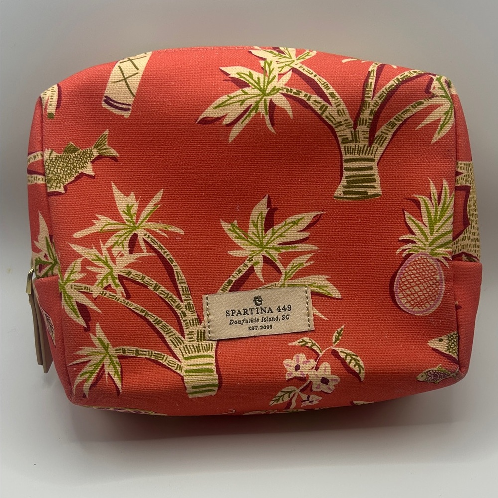 Spartina 449 Tropical Coral Pouch